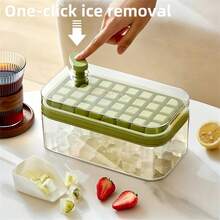 1pc Ice Cube Tray, Household Ice Maker Mold, Easy Release Ice Cube Mold, Quick Freezing Ice Cube Maker - Multicolor - View 2