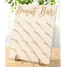 16-Hole Wooden Donut Display Stand, Home Donut Display Rack, Party Food Display Shelf, Birthday Wedding Family Gathering Food Stand, Donut Display Wooden Rack, Thanksgiving Christmas 2025 New Year Party Kitchen Cooking Rack - 16-hole Bracket - View 5