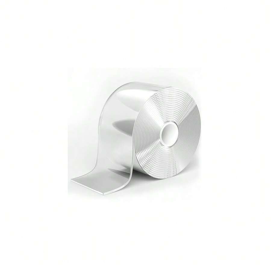 Strong Double Sided Tape Heavy Duty Widely, No Residue Clear Double Sided Mounting Tape,Two Sided Adhensive Nano Tape For Walls,Carpet,Posters,Dorm Room Essentials Teacher Must Haves - 1.97吋 x 16.4英尺 - 查看 1