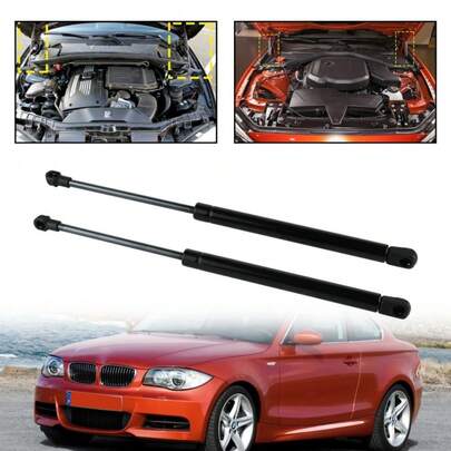 2pcs For BMW E81 E82 E87 E88 2004-2012 Front Bonnet Gas Struts Support 2005 2006 2007 2008 2009 2010 2011
