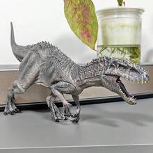 Mini Dinosaur Figurine Model, Realistic Dinosaur Design, Creative Holiday Gift, Small Dinosaur, Animal Model, Mini Model - Black - View 5