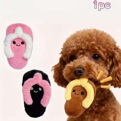 Shoe-Shaped Dog Chew Toy | Polyester Blend Dog Chew Shoes, Suitable For All Breeds, Ideal For Training And Teething