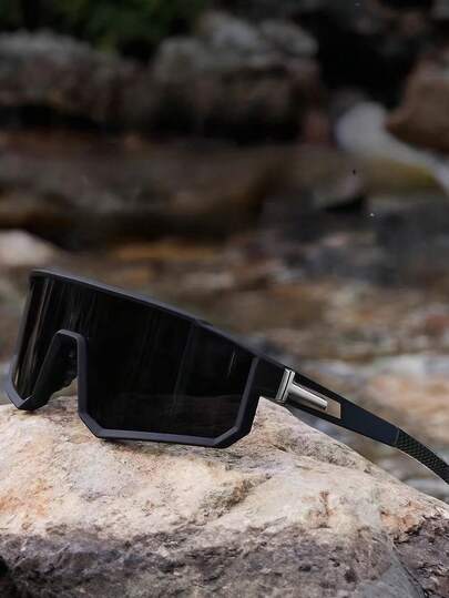 Y2K Street Style Svarta Stora Båge Modeglasögon, Unisex Klassiska Plast Utomhusresor Strand Casual Dekoration Dagligt Bruk Sommarglasögon