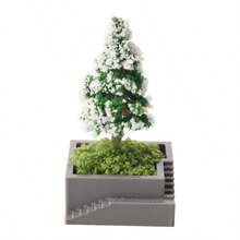 1pc Miniature Plant Model, Potted Plant, 12 Inch Dollhouse Decor Accessory, Christmas Tree, Cherry Tree, Pine Tree Dollhouse, Miniature Scene Decoration Ornament, Miniature Plant Model, Christmas Decoration - Plant Model - View 10