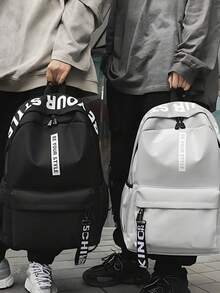Women Fashion Backpacks - Black - View 1