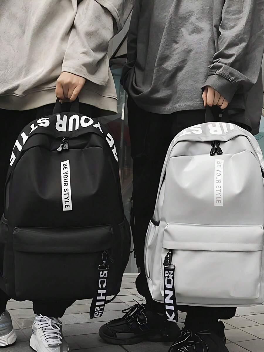 Women Fashion Backpacks - Black - View 1