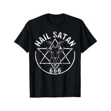 Satanism Satanic Occultism Long Live Satan 666 T-Shirt - 黑色 - 查看 1