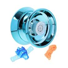 Alloy Yoyo Toy For Beginners And Teenagers - Outdoor Game And Hand-Eye Coordination Development Christmas Halloween Gift, Spinning Toy - Durable Metal Gyro, Smooth Spinning Motion, Helps Exercise Wrist Strength And Improve Skills, With Anti-Impact And Design - Multicolor - View 4