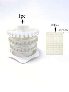 Multi-Tier 360° Rotating Nail Art Display Stand Multi-Layer Rotating Nail Art Display Rack - Professional Nail Color Sample Organizer It Is Perfect For Nail Artists And Fans To Organize And Showcase Their For Nail Stickers,Back To School - View 9