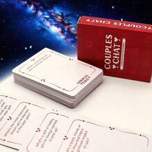 情侣聊天情感沟通卡牌游戏，情侣互动棋盘游戏，趣味约会游戏卡牌 - 紅色 - 查看 4