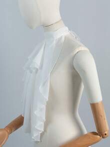 1件女士雪纺可拆卸领饰 - A - 查看 3