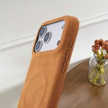 1pc Elegant Luxury Mirror Stand PU Leather Phone Case Compatible With IPhone 17, 16, 15, 14 Plus - Mirror 04 - View 8