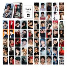 92张V字金泰亨照片卡贴纸，双面LOMO卡，庆祝礼品卡，粉丝应援照片贴纸LOMO卡（60张LOMO卡+32张贴纸），盒装收藏卡/贺卡/书签，主题LOMO卡贴纸套装，粉丝必备收藏品 - 彩色 - 查看 12
