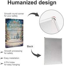 Vintage Metal Tin Sign Notice Closed For The Day 1 Funny Tin Sign Wall Art For Home, Office & Classroom Decor Poster 8x12 Inch - A18 - 查看 5