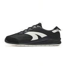 ANTA Women Sports Casual Shoes Thin-Soled Comfortable Low-Profile Slim Sneakers 922618829 - Black/White-5 - View 1