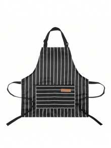 Tạp dề có thể điều chỉnh, tạp dề nhà bếp unisex, tạp dề nấu ăn có túi, tạp dề đầu bếp dùng để làm bánh, món quà tuyệt vời. - Nhiều màu - Xem 8