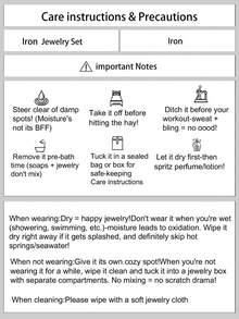 Set de 3 piezas de collar y aretes de bambú dorado minimalista y versátil, conjunto de joyas de estilo casual para uso diario y de fiesta para mujeres - Amarillo Oro - Ver 5