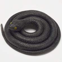 31.5in/80cm Realistic Rubber Snake Prop, Scary Fake Snake Toy, Suitable For Halloween, April Fool's Day, Pranks - Multicolor - View 10