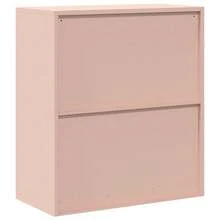 Armario de archiviazione Rosa 80 x 40 x 90 cm Acero per ufficio per studio per lavoro da casa con archiviazione design moderno per lavoro remoto studio universitario uso domestico per ufficio per studio per lavoro da casa con spazio di - Rosa - Visualizzare 8