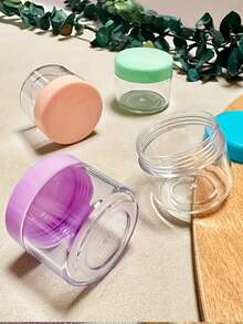 Hũ đựng kem dưỡng da du lịch bằng nhựa chống rò rỉ 20g, hộp đựng có nắp đậy, có thể tái sử dụng, thích hợp cho chăm sóc da, mỹ phẩm, sữa dưỡng thể - Hũ rỗng - màu đen - Xem 4
