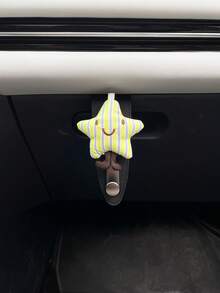 Cute Star-Shaped Car Hook, Creative Car Glove Box Hook, Passenger Side Storage Hook - A - View 7