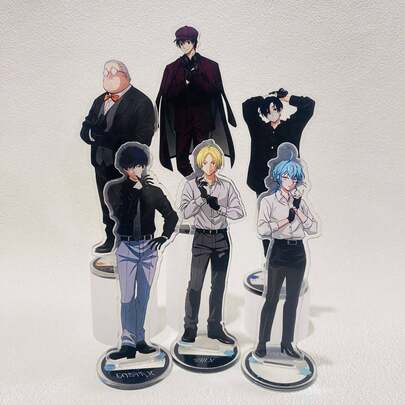 1pc 15cm Acrylic Anime Standee Of Taro Sakamoto/Makoto Asakura, Detailed Character Model Desktop Decor, Holiday/Birthday Fan Gift