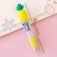 10/20pcs Mini Macaron Color Gift Pens, Fun Animal-Shaped Pens, A Set Of Colorful And Cute Animal Ballpoint Pens With 4 Functions Integrated, A Children's Gift Set, A Baby Baptism Gift, A Baptism And Birthday Gift, Office And School Supplies, Classroom Rewards, A Cute Pen Set For Gift Parties (Various Styles) - Round - View 6