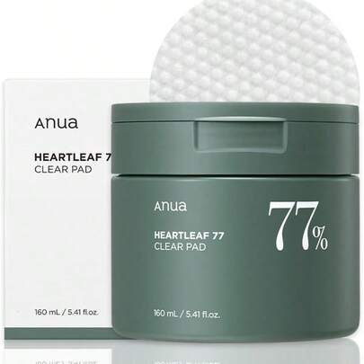 Heartleaf 77 Toner Pad - Low PH Daily Toner Pad For Exfoliating And Skin Repair - Comfort Toner Pad 70 Sheets Skincare Exfoliate Gentle Korean Mild Pack Pore Sensitive Smoother Soothing