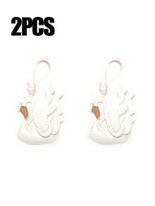 Móc khóa hình thiên nga đen trắng thanh lịch, móc khóa đôi hình động vật thời trang, móc khóa bền chắc, phụ kiện túi xách hình thiên nga, phụ kiện trang trí túi xách duyên dáng cho nữ, đồ trang trí nhà cửa, thích hợp làm mặt dây chuyền, móc khóa hoặc phụ kiện trang trí cho nam và nữ, dùng hàng ngày hoặc trong những dịp đặc biệt, có thể dùng làm quà tặng Halloween, Giáng sinh, Năm mới, Lễ Tạ ơn, sinh nhật. - Nhiều màu - Xem 23