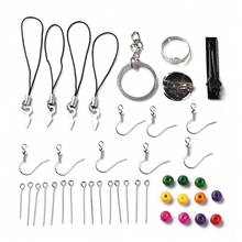 Kit de arcilla polimérica para manualidades DIY, 24 colores para hornear en horno con 5 herramientas para esculpir pendientes, llaveros y joyas. - A - Ver 3