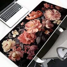 Large Peony Flower Bouquet Gaming Mouse Pad, Washable Rubber Extended Office Desk Mat With Non-Slip Base, Cute Home Decor, Office Mouse Pad, Christian Gift For Women - View 6