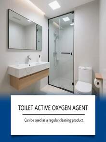 JUE FISH Toilet Cleaner - Household Bathroom Toilet Cleaner, Removes Stains, Reduces Odor, Descales. This Toilet Cleaner Is Specially Designed For Household Bathrooms. It Strongly Penetrates And Dissolves Stubborn Limescale, Urine Stains And Dirt. Just One Wipe And It's Clean, Saving Time And Effort. It Quickly Breaks Down The Source Of Odors - Liquid - View 4