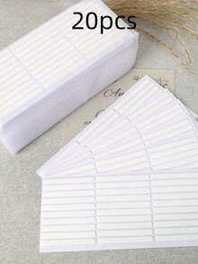 600/300/30pcs Transparent Double-Sided Nail Art Display Tapes, Suitable For Press-On Nail Stickers - Self-Adhesive Strips, Salon Design Display & Packaging, Alcohol-Free, Easy To Use, Nail Art Supplies, Firm Adhesion | Transparent Tapes | Precise Application Slots, Nail Art Supplies, Nail Tools, Nail Art Tools, Back To School, Nail Art, Press-On Nail Tools - Nhiều màu - Xem 12