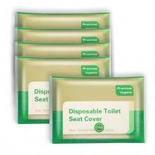 50pcs Dissolvable Disposable Toilet Seat Covers, Convenient Travel Toilet Paper Pads - Multicolor - View 2