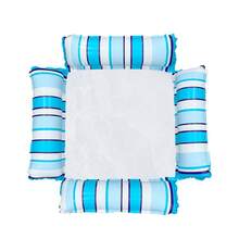 1pc Inflatable Pool Bed, Pool Floating Chair, Pool Party Seat Floating Bed, Suitable For Adults Summer Sunbathing, Beach, Swimming Pool Party - Multicolor - View 11