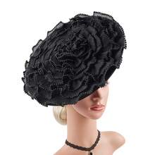 1Pc Fascinators Hats For Women Multilayer Pearl Flat Derby Hat Tea Party Cocktail Kentucky With For Party - Multicolor - View 5
