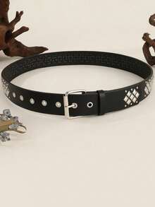 Explosive Belt, Rock Style Punk Sexy Belt, Rivet Fashion, Versatile Hot Selling Pants Belt With Work Pants, Jeans - Multicolor - View 4