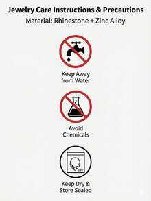 一套时尚闪亮钻石项链和手链，适合音乐节、婚礼和日常佩戴。 - 「Round」 - 查看 5