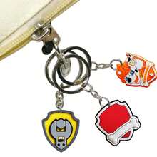 10 piezas/5 piezas Llaveros de personajes de dibujos animados de Paw Patrol al azar | Llaveros de dibujos animados duraderos para mochilas y llaves | Regalos y recuerdos perfectos para fiestas - Multicolor - Ver 5
