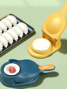 2-In-1 Dumpling Skin Maker, Creative Dumpling Machine, DIY Dumpling Maker, Manual Dumpling Machine, Suitable For Kitchen, Holiday Parties, Dumpling Skin Mold, Dough Press, Dumpling Press, Kitchen Supplies, Kitchen Tools - White - View 7