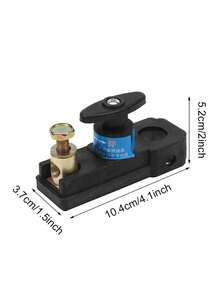 1个电池断路开关，重型电池断电开关，通用大电流主电池电源切断隔离器开关，适用于汽车、房车和船舶电池断电开关 - 黑色 - 查看 3