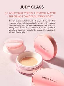 JUDYDOLL哑光定妆粉，控油持久哑光粉 - 01WARM BEIGE - 查看 5