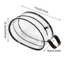 PVC Transparent Adhesive Bra Storage Bag, Invisible Bra Organizer, Waterproof Makeup Bag - Multicolor - View 3