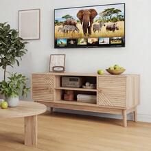 Muebles para televisión y centros de entretenimiento - Roble + MDF - Ver 5
