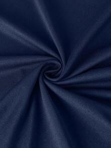 Men's Fashionable Casual Ghost Face Print Round Neck Short Sleeve T-Shirt, Summer - Navy Blue - View 6