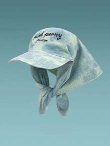 Other Casual Polyester Embroidered Hat, Suitable For Spring And Summer Vacation - A - View 5