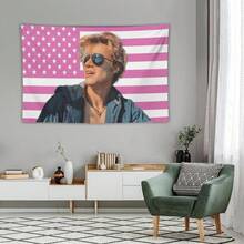 JJ Flag Star Maybank Tapestry, Fun Wall Art For Dorms, Bedrooms & Outdoor, Perfect Gift For  Fans - White 1pc - View 2