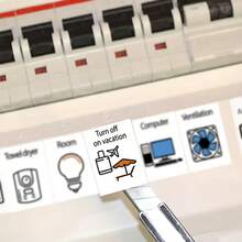 70pcs/Set Circuit Breaker Switch Labels - Electrical Box Collective Switch Identification - 70 Electrical Box Switch Stickers - View 7