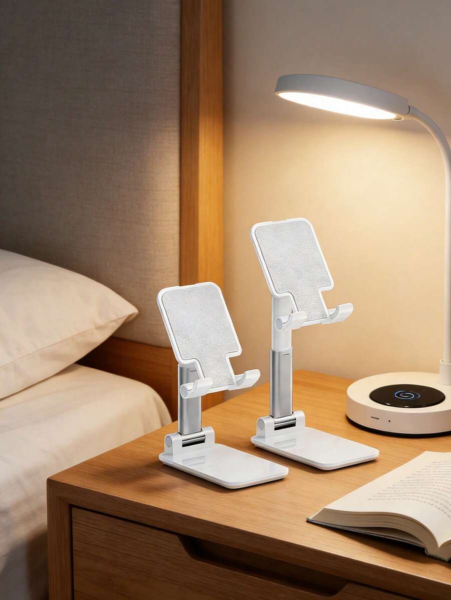 1pc Adjustable Slouchy Phone Holder, Tabletop Live Streaming Phone Stand, Universal Tablet Mount, Suitable For Online Classes, Video & Photo Shooting - Multicolor - View 1