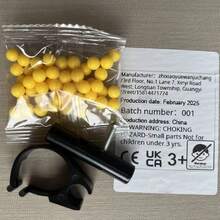 迷你口袋手枪减压玩具，指环减压小工具，派对和礼品射击玩具，有助于缓解焦虑和紧张 - 彩色 - 查看 10